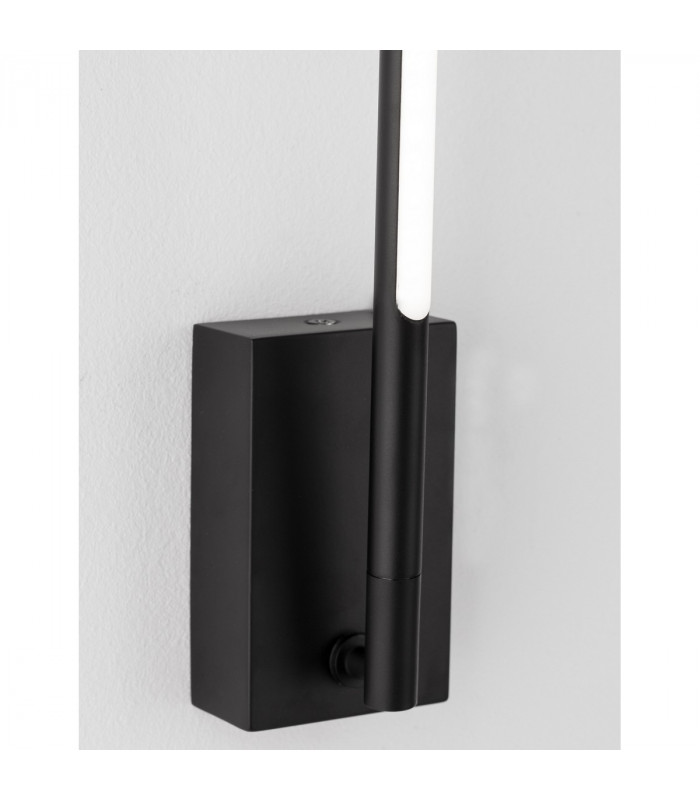 Raccio Integrated LED Wall Lamp Black Metal LED 4.6W 280Lm 3000K-6