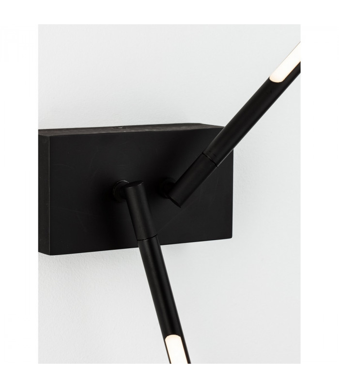 Raccio Integrated LED Wall Lamp Black Metal LED 9.2W 560Lm 3000K-7