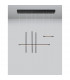 Elettra Bar Pendant Ceiling Light Sandy Black Aluminium LED 35W 2450Lm 3000K-4