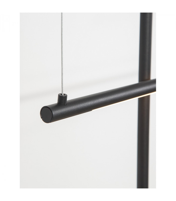 Elettra Bar Pendant Ceiling Light Sandy Black Aluminium LED 35W 2450Lm 3000K-6