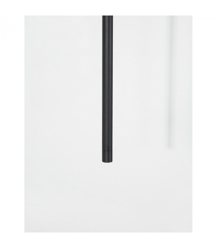 Elettra Slim Pendant Ceiling Light Sandy Black Aluminium LED 5W 350Lm 3000K-3