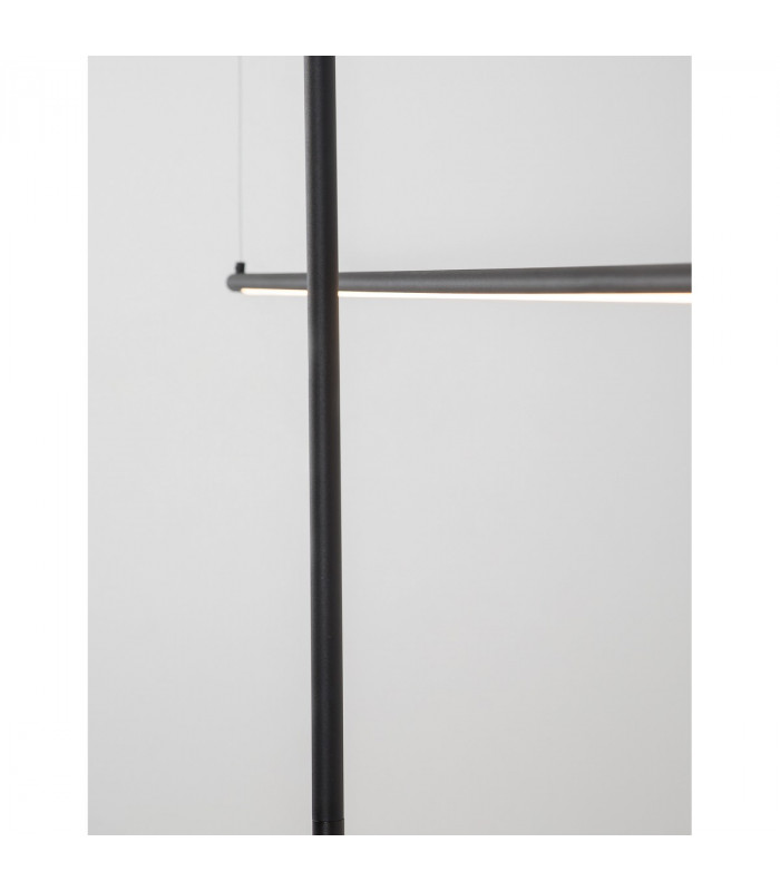 Elettra Slim Pendant Ceiling Light Sandy Black Aluminium LED 5W 350Lm 3000K-7