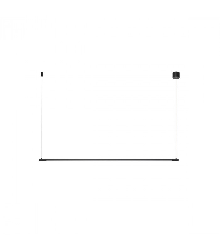 Elettra Bar Pendant Ceiling Light Sandy Black Aluminium LED 20W 1400Lm 3000K-1