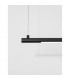 Elettra Bar Pendant Ceiling Light Sandy Black Aluminium LED 20W 1400Lm 3000K-5