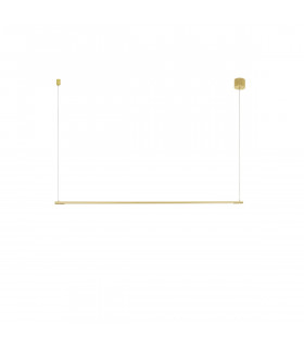 Elettra Bar Pendant Ceiling Light Brass Gold Aluminium LED 20W 1400Lm 3000K-1