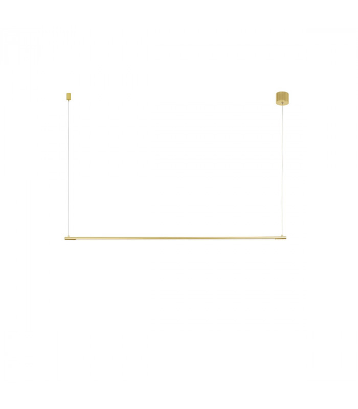 Elettra Bar Pendant Ceiling Light Brass Gold Aluminium LED 20W 1400Lm 3000K-1