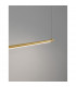 Elettra Bar Pendant Ceiling Light Brass Gold Aluminium LED 20W 1400Lm 3000K-7