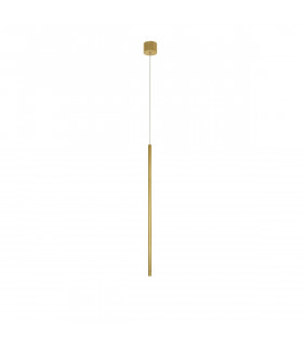 Elettra Slim Pendant Ceiling Light Brass Gold Aluminium LED 5W 350Lm 3000K-1