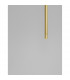 Elettra Slim Pendant Ceiling Light Brass Gold Aluminium LED 5W 350Lm 3000K-4
