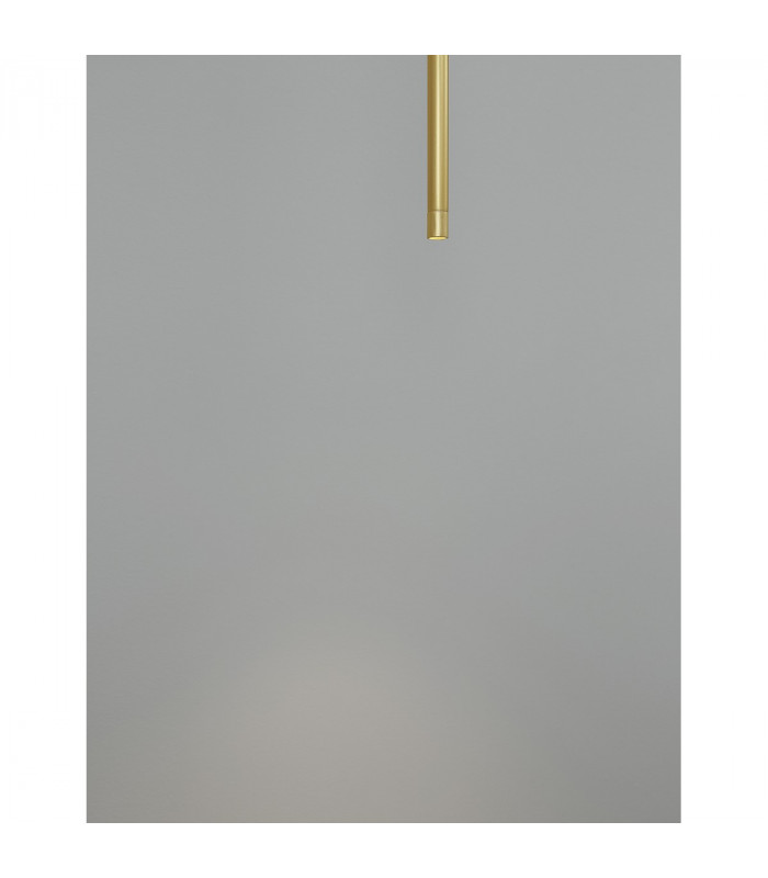 Elettra Slim Pendant Ceiling Light Brass Gold Aluminium LED 5W 350Lm 3000K-5