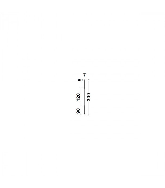 Elettra Slim Pendant Ceiling Light Brass Gold Aluminium LED 20W 1400Lm 3000K-7