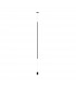 Elettra Slim Pendant Ceiling Light Sandy Black Aluminium Recessed LED 20W 1400Lm 3000K-1