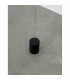 Elettra Slim Pendant Ceiling Light Sandy Black Aluminium Recessed LED 20W 1400Lm 3000K-7