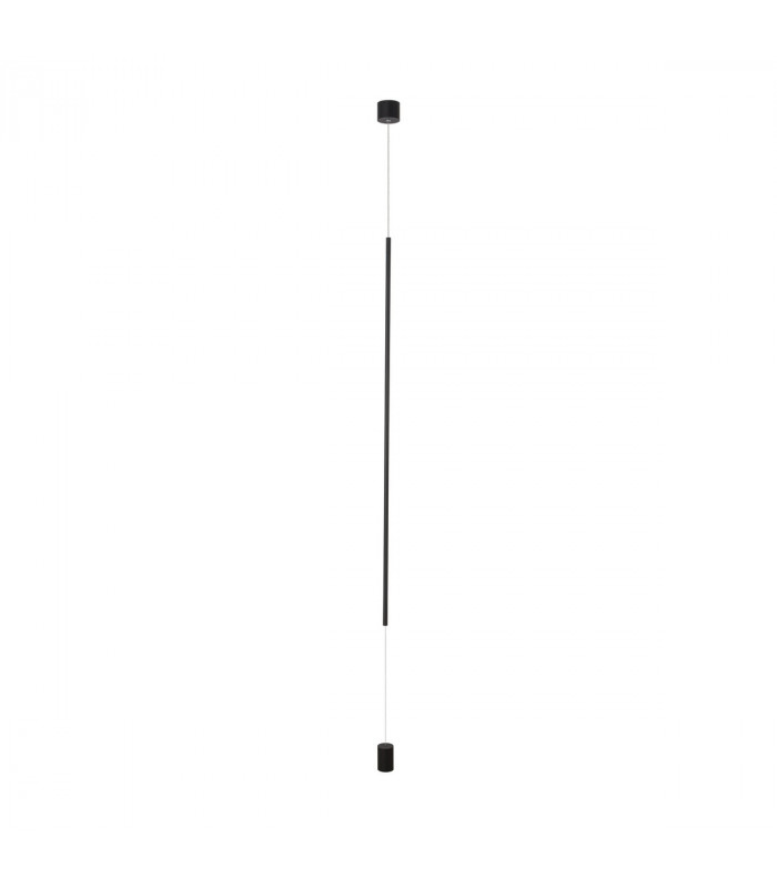 Elettra Slim Pendant Ceiling Light Sandy Black Aluminium LED 20W 1400Lm 3000K-1