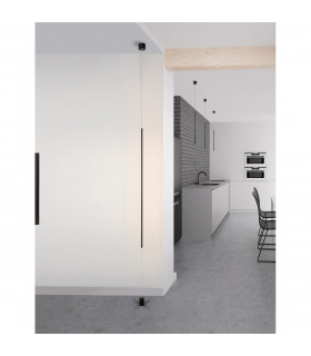 Elettra Slim Pendant Ceiling Light Sandy Black Aluminium LED 20W 1400Lm 3000K-2