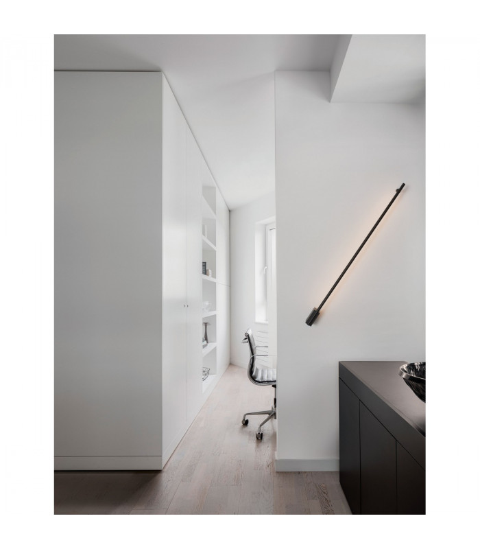 Gropius 120cm Integrated LED Wall Lamp Sandy Black Aluminium LED 20W 672Lm 3000K-2