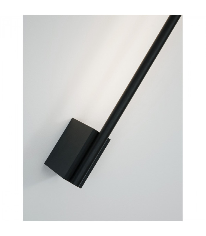 Gropius 120cm Integrated LED Wall Lamp Sandy Black Aluminium LED 20W 672Lm 3000K-5