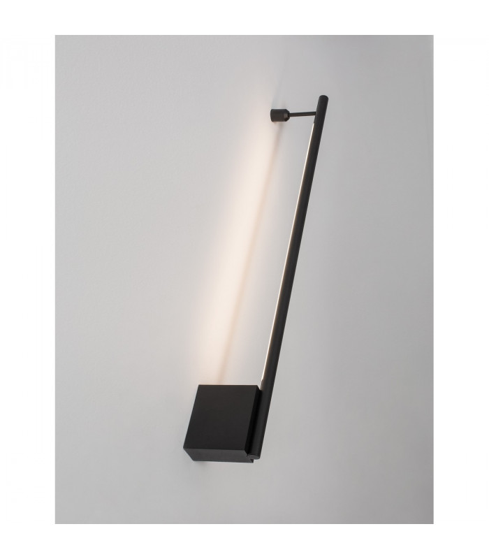 Gropius 60cm Integrated LED Wall Lamp Sandy Black Aluminium LED 10W 366Lm 3000K-2