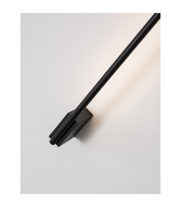 Gropius 60cm Integrated LED Wall Lamp Sandy Black Aluminium LED 10W 366Lm 3000K-5