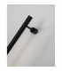 Gropius 90cm Integrated LED Wall Lamp Sandy Black Aluminium LED 15W 507Lm 3000K-6