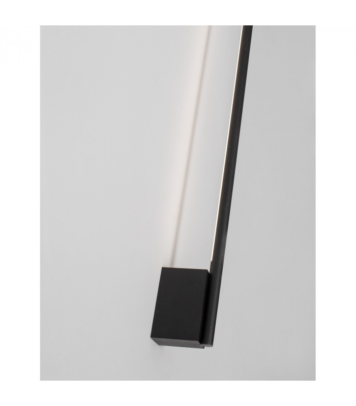 Gropius 90cm Slim Integrated LED Wall Lamp Sandy Black Aluminium LED 15W 507Lm 3000K-6