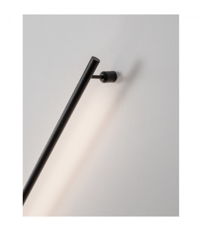 Gropius 60cm Slim Integrated LED Wall Lamp Sandy Black Aluminium LED 10W 366Lm 3000K-5