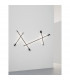 Gropius 120cm Slim Integrated LED Wall Lamp Sandy Black Aluminium LED 20W 672Lm 3000K-2