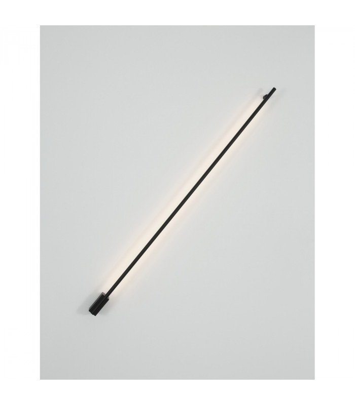 Gropius 120cm Slim Integrated LED Wall Lamp Sandy Black Aluminium LED 20W 672Lm 3000K-4