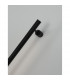 Gropius 120cm Slim Integrated LED Wall Lamp Sandy Black Aluminium LED 20W 672Lm 3000K-6