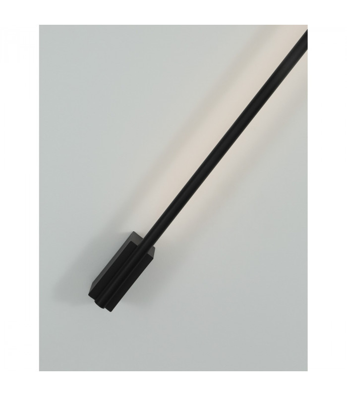Gropius 120cm Slim Integrated LED Wall Lamp Sandy Black Aluminium LED 20W 672Lm 3000K-7