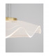 Siderno Integrated LED Pendant Ceiling Light Gold Aluminium LED 30W 2046Lm 3000K-4
