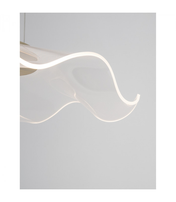 Siderno Integrated LED Pendant Ceiling Light Gold Aluminium LED 30W 2046Lm 3000K-5