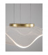 Siderno Integrated LED Pendant Ceiling Light Gold Aluminium LED 30W 2046Lm 3000K-6