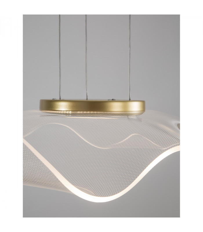 Siderno Integrated LED Pendant Ceiling Light Gold Aluminium LED 30W 2046Lm 3000K-6