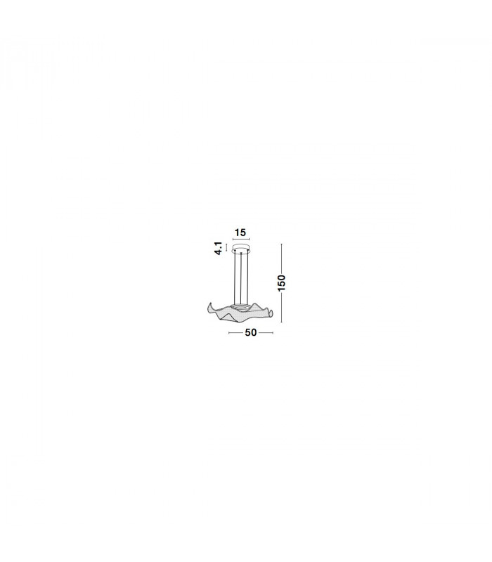 Siderno Integrated LED Pendant Ceiling Light Gold Aluminium LED 30W 2046Lm 3000K-7