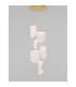 Siderno Cluster Pendant Ceiling Light Gold Aluminium LED 39W 2470Lm 3000K-3