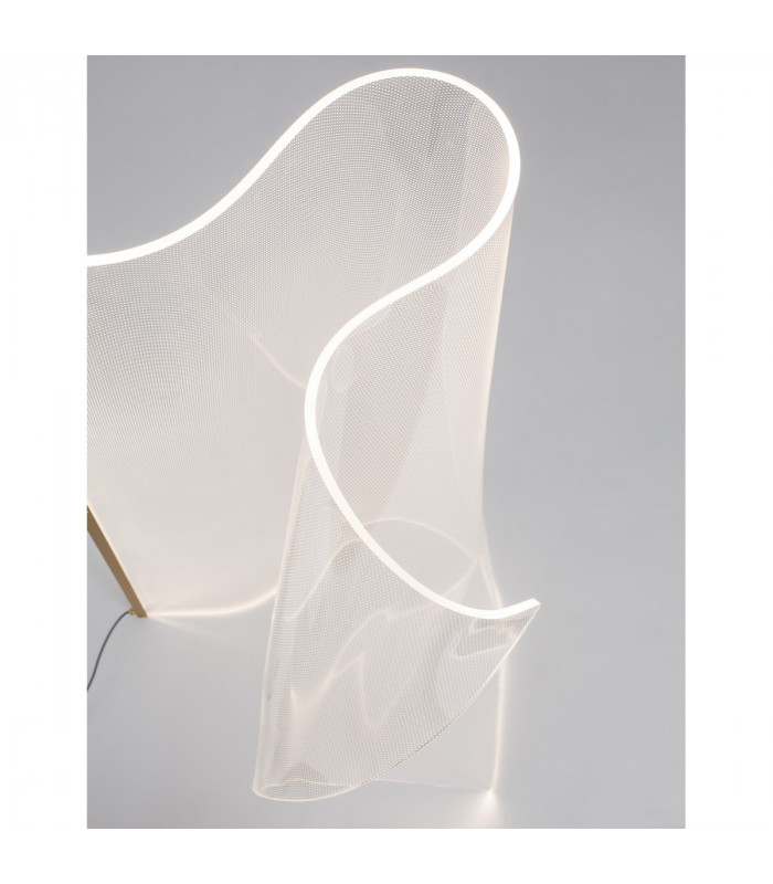 Siderno LED Integrated Floor Lamp Gold Aluminium LED 31W 2517Lm 3000K-2