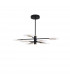 Siderno Integrated LED Pendant Ceiling Light Black G old Aluminium LED 56W 3605Lm 3000K-1