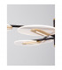 Siderno Integrated LED Pendant Ceiling Light Black G old Aluminium LED 56W 3605Lm 3000K-5