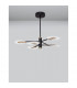 Siderno Integrated LED Pendant Ceiling Light Black G old Aluminium LED 42W 2680Lm 3000K-3