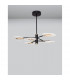 Siderno Integrated LED Pendant Ceiling Light Black G old Aluminium LED 42W 2680Lm 3000K-4