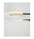 Siderno Integrated LED Pendant Ceiling Light Black G old Aluminium LED 42W 2680Lm 3000K-7