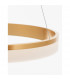 Courtez Integrated LED Pendant Ceiling Light Bronze Aluminium LED 45W 3375Lm 3000K 60-3