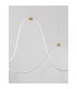 Cerelia Integrated LED Pendant Ceiling Light Dimmable Brass Gold Metal LED 57W 189Lm 3000K L : 150-5