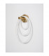 Cerelia Integrated LED Wall Lamp Brass Gold Metal LED 29.5W 1861Lm 3000K-3