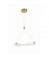 Cerelia Integrated LED Pendant Ceiling Light Brass Gold Metal LED 15W 1160Lm 3000K-1