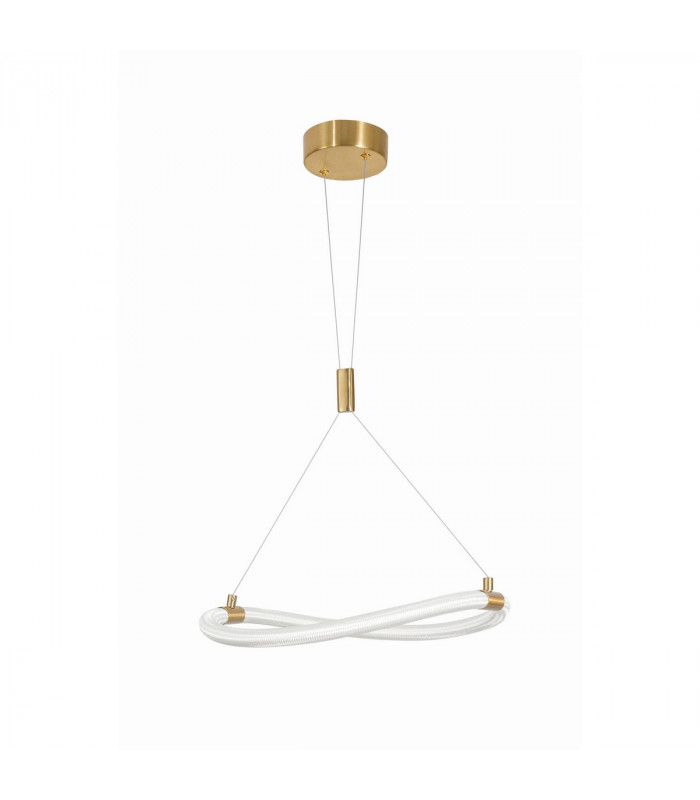 Cerelia Integrated LED Pendant Ceiling Light Brass Gold Metal LED 15W 1160Lm 3000K-1
