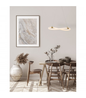 Cerelia Integrated LED Pendant Ceiling Light Brass Gold Metal LED 15W 1160Lm 3000K-2