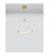 Cerelia Integrated LED Pendant Ceiling Light Brass Gold Metal LED 15W 1160Lm 3000K-4