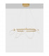 Cerelia Integrated LED Pendant Ceiling Light Dimmable Brass Gold Metal LED 34W 2271Lm 3000K-3